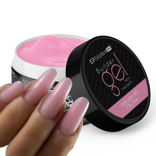 Excellent PRO Builder gel with thixotropy Instructor #8 MRS. PINK