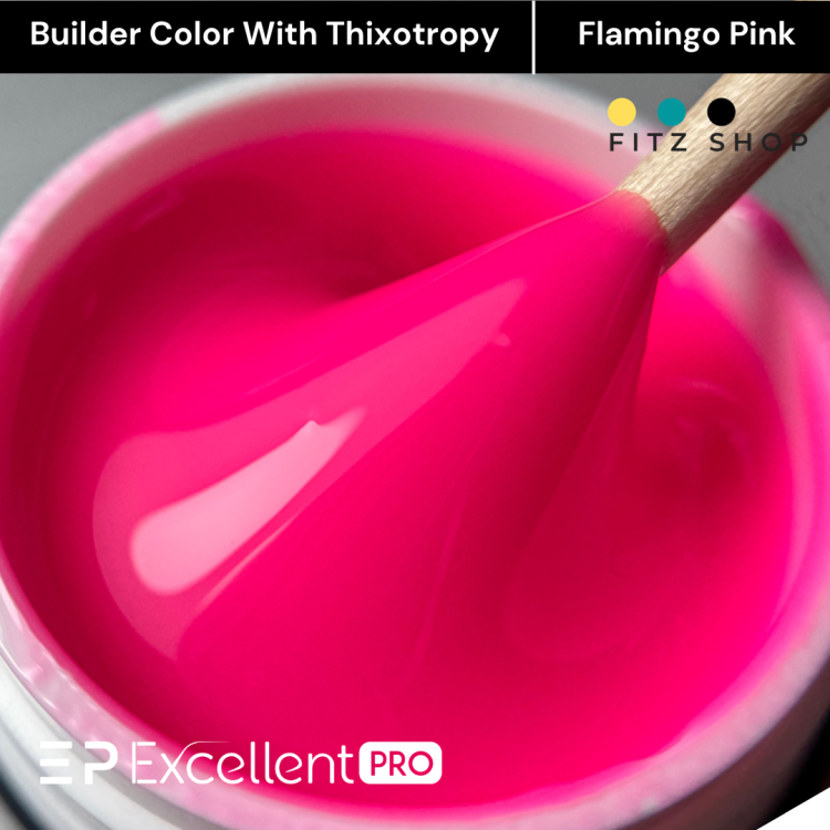 Builder Color With Thixotropy Flamingo Pink 15g