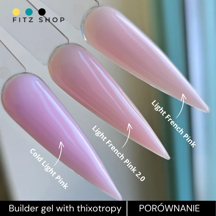 Excellent PRO Builder gel with thixotropy cold light pink 50g
