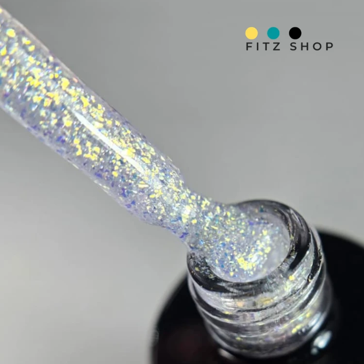 Excellent PRO Top No Wipe With Effect GOLDEN FLAKES 11g