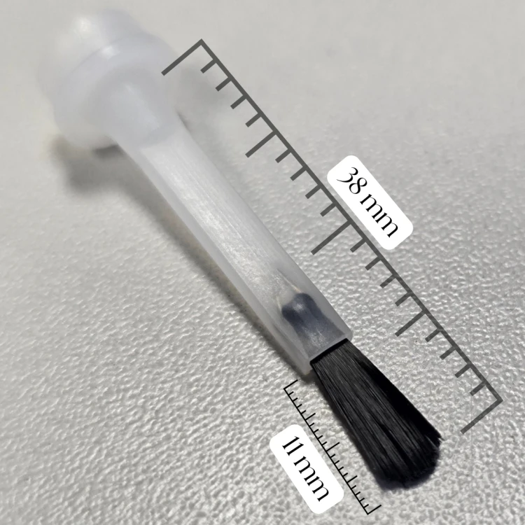 Pędzelek do buteleczki (003)- LONG - BLACK- 5 szt.