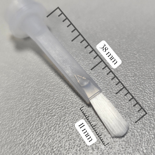 Pędzelek do buteleczki (004)- LONG - CLEAR - 5 szt.