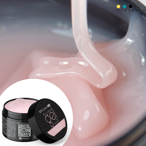 Excellent PRO Builder Gel With Thixotropy Natural Look Soft Brown 50g