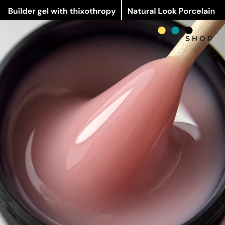 Excellent PRO Builder Gel With Thixotropy Natural Look Porcelain 50g