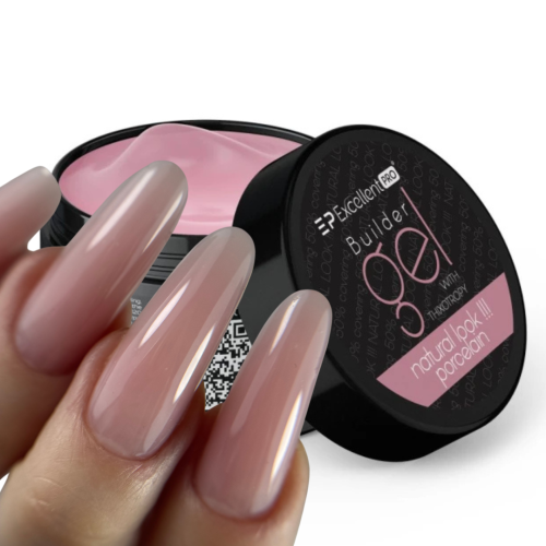 Excellent PRO Builder Gel With Thixotropy Natural Look Porcelain 15g