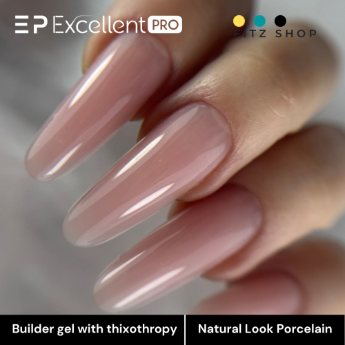 Excellent PRO Builder Gel With Thixotropy Natural Look Porcelain 15g