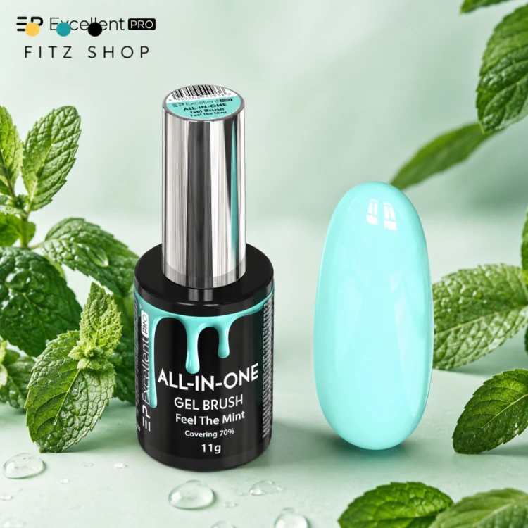 Excellent PRO ALL-IN-ONE Gel Brush Feel The Mint 11g