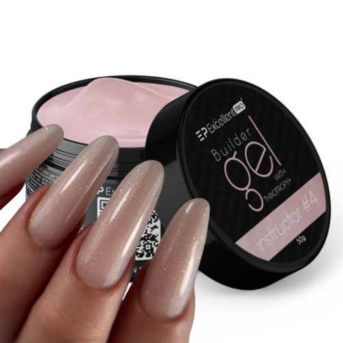 Excellent PRO Builder gel with thixotropy Instructor #4 50g MISS GLITTER