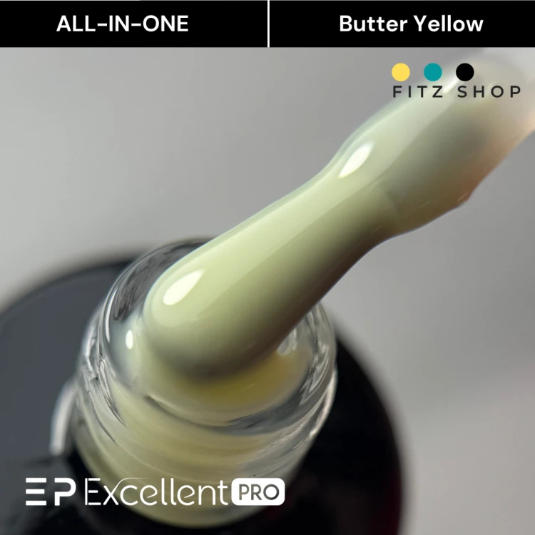 Excellent PRO ALL-IN-ONE Gel Brush Butter Yellow 11g
