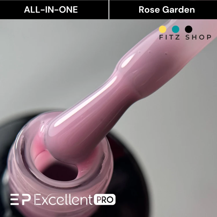 Excellent PRO ALL-IN-ONE Gel Brush Rose Garden 11g