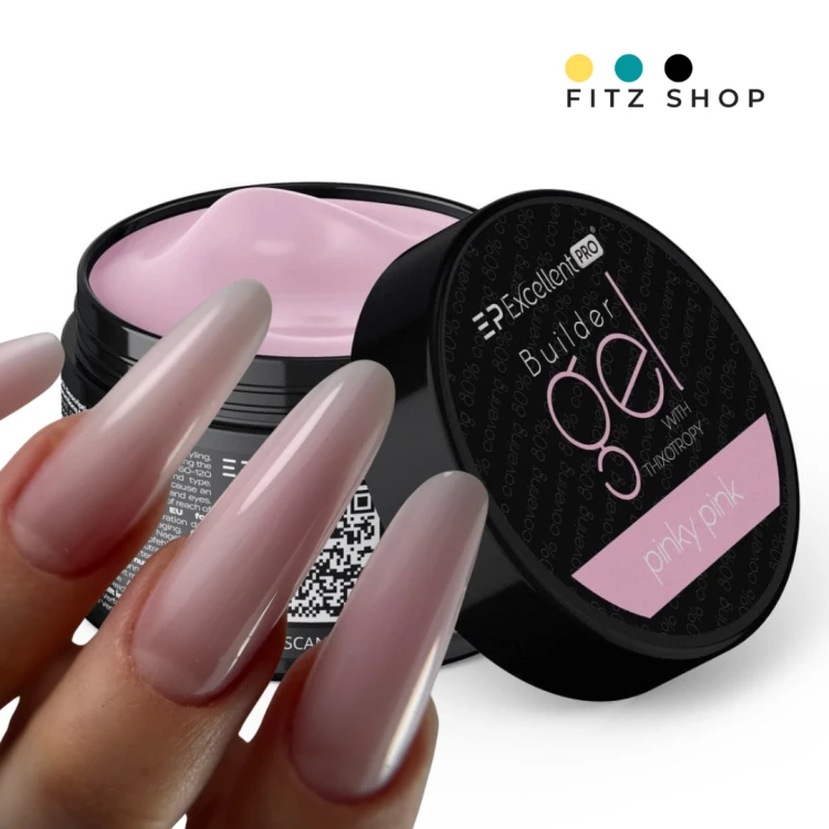 Excellent PRO Builder Gel With Thixotropy Pinky Pink