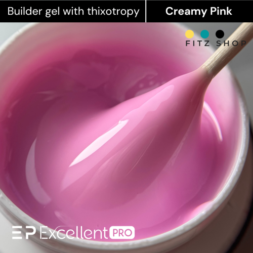 Excellent PRO Builder Gel With Thixotropy Creamy Pink