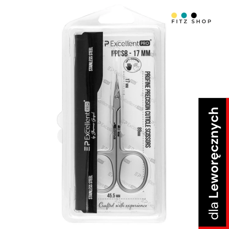 Excellent PRO ProFine Precision Cuticle Scissors 17mm (PPCS8)