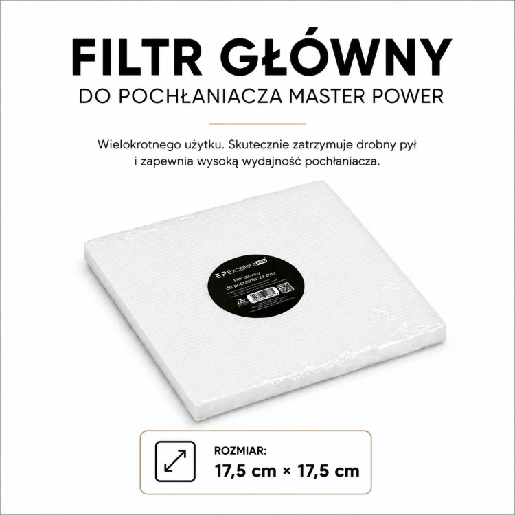 Excellent PRO Wymienny filtr główny do pochłaniacza pyłu