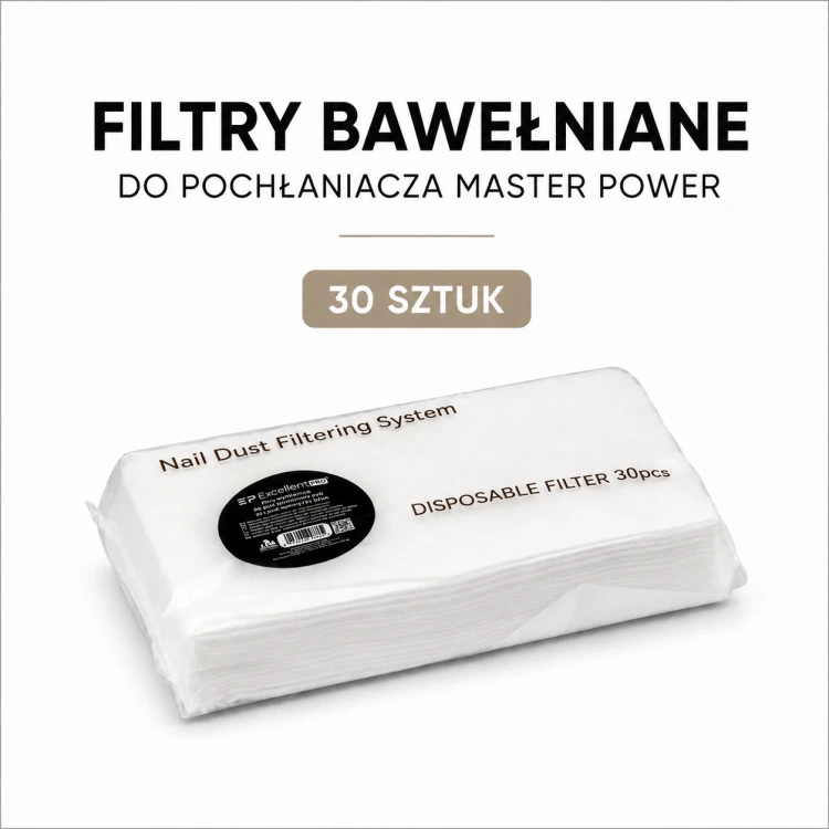 Excellent PRO Pakiet 30 sztuk filtrów bawełnianych