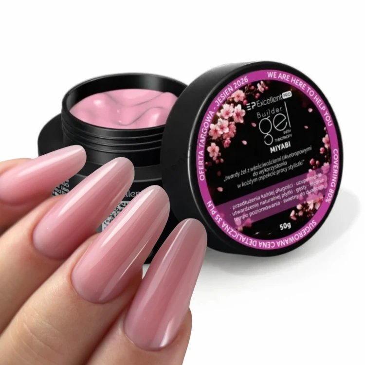 Excellent PRO Builder gel with thixotropy MIYABI 50g