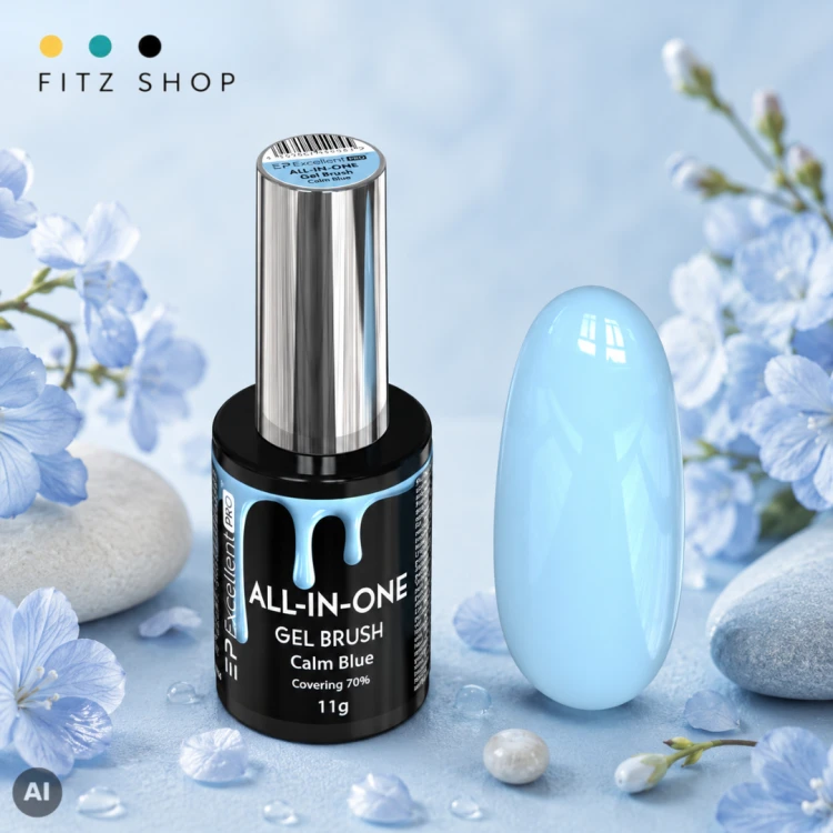 Excellent PRO ALL-IN-ONE Gel Brush Calm Blue 11g