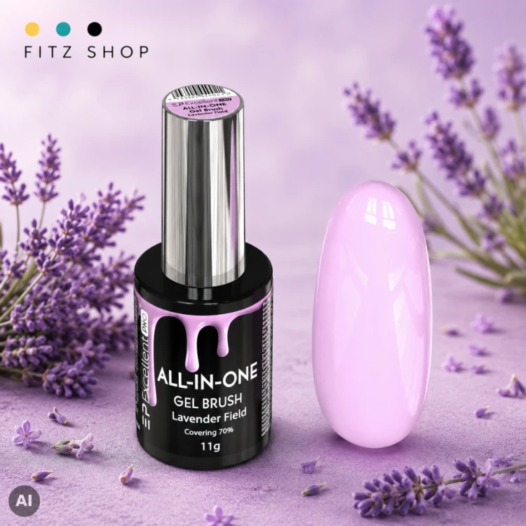 Excellent PRO ALL-IN-ONE Gel Brush Lavender Field 11g