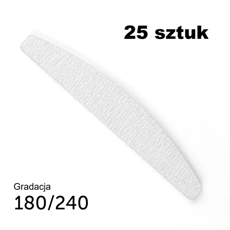 Pilnik do paznokci ECO zebra łódka o gradacji 180/240