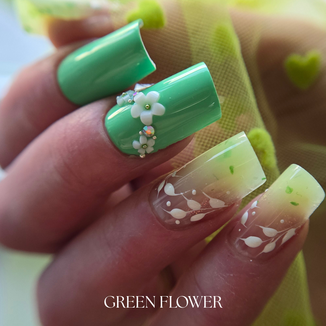 Cloud Mousse Green Flower